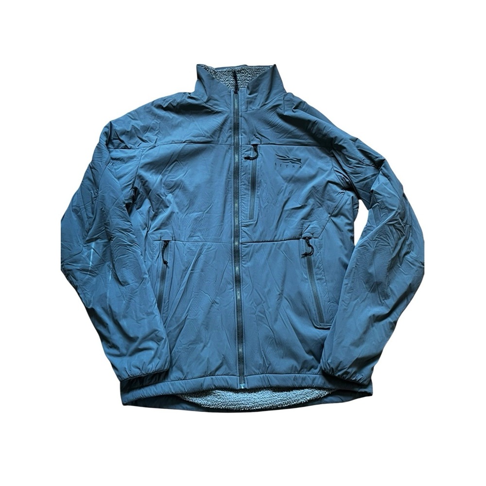 Sitka Ambient Jacket Primaloft Ripstop Nylon Grey Mens Large